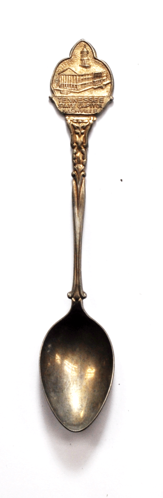 Silver Plated Holland Tennessee State Capital Nashville Souvenir Spoon 4-5/8"