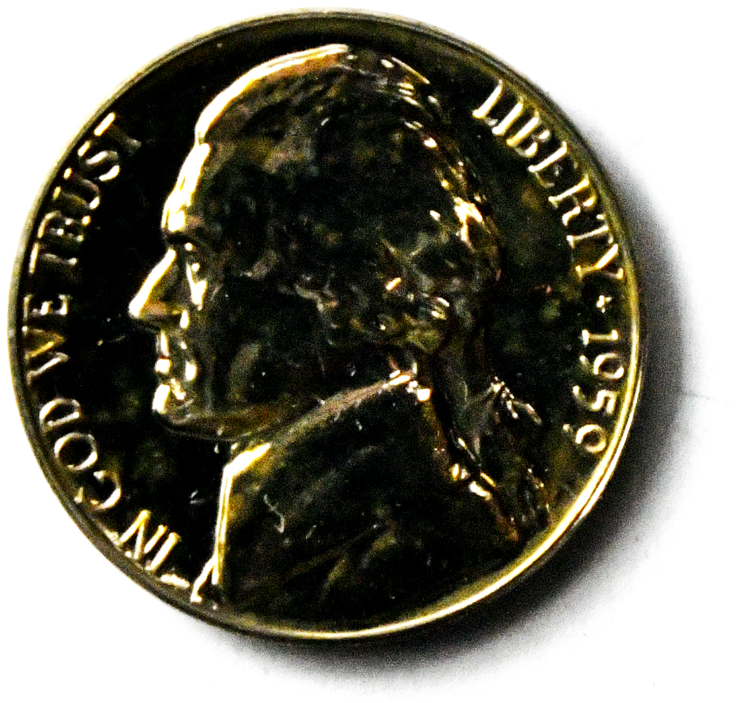 1959 5c Jefferson Proof Nickel Five Cents Gem Uncirculated