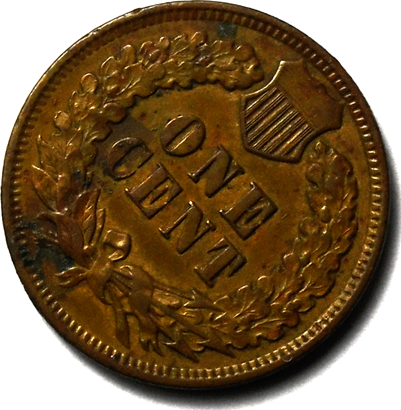 1902 1c Indian Head Penny One Cent US Philadelphia AU