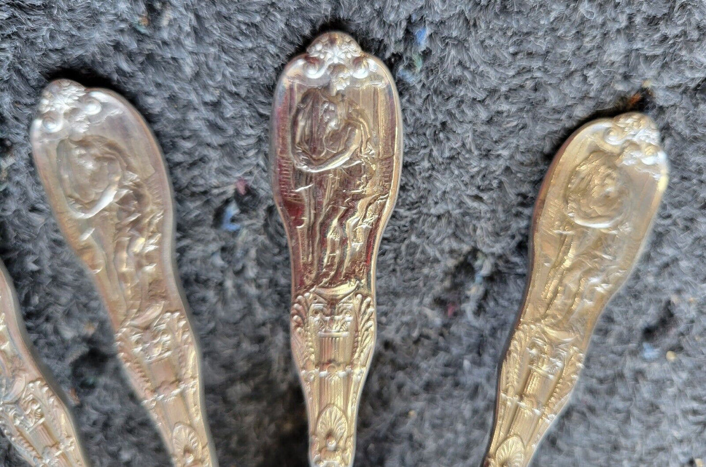 Mythologique by Gorham Sterling Fish Fork / Salad Fork Beaded Back 6"