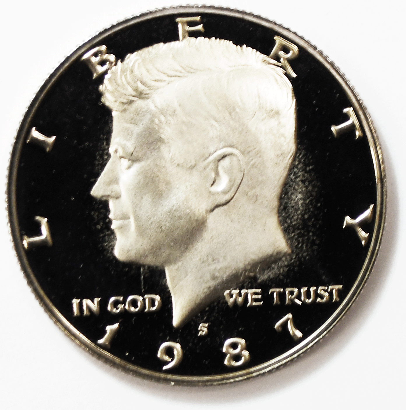1987 S 50c Kennedy Half Dollar  Proof Clad Fifty Cents San Francisco