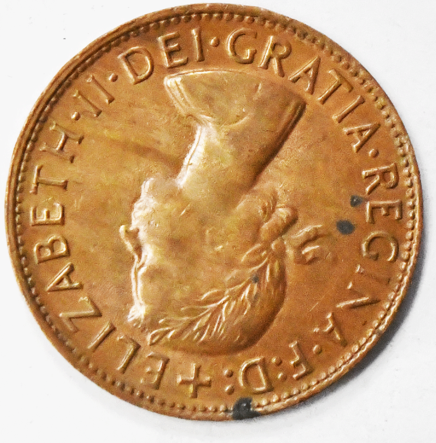 1961 Australia Penny KM# 56 Bronze Coin