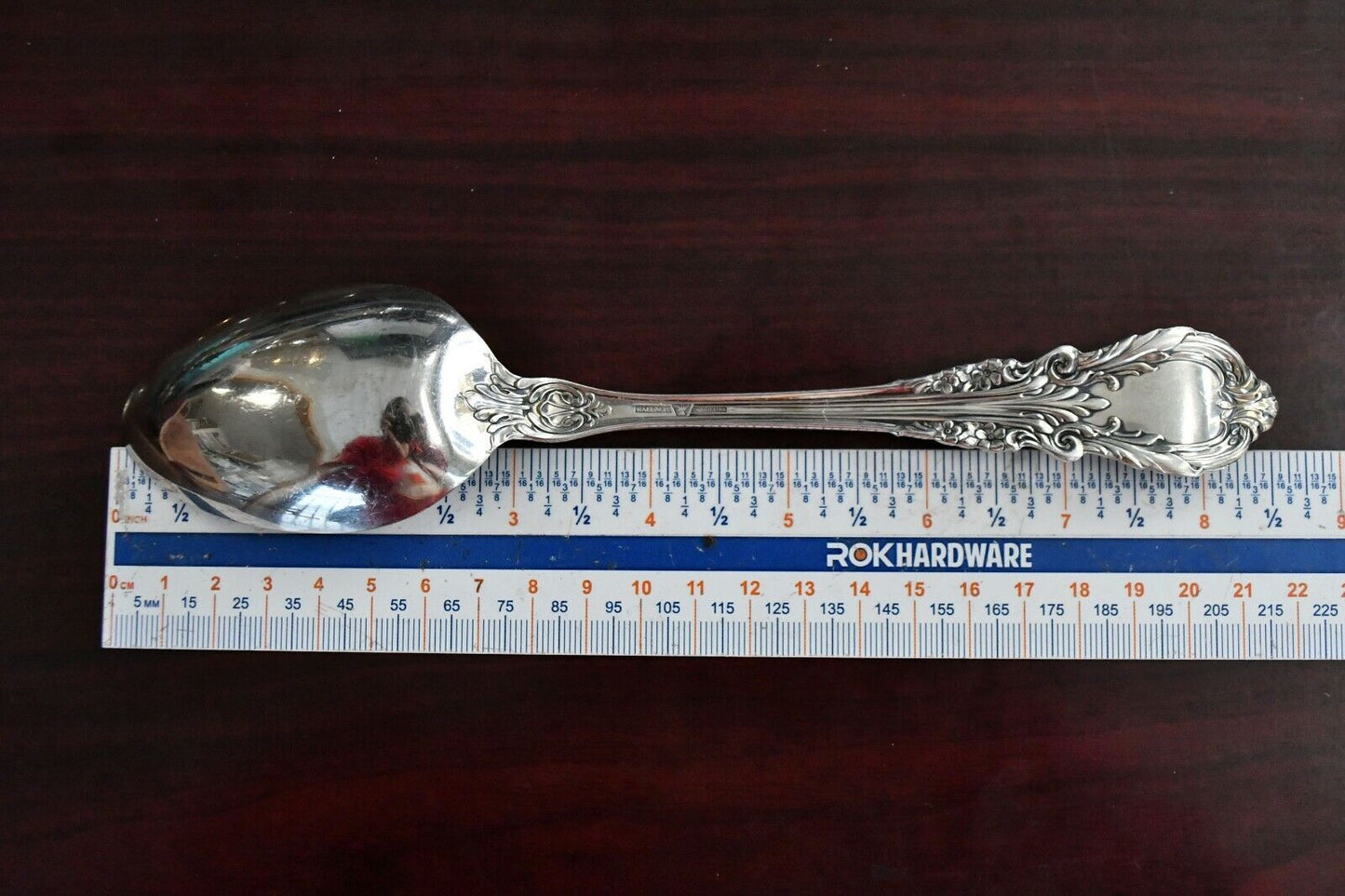 Sir Christopher by Wallace Sterling 8 1/2" Solid Table Spoon Server 3 oz.