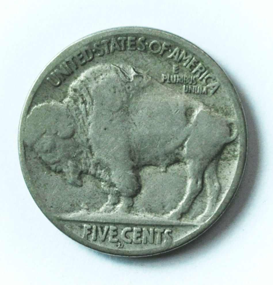 1926 D 5c Buffalo Nickel Five Cents US Denver Rare