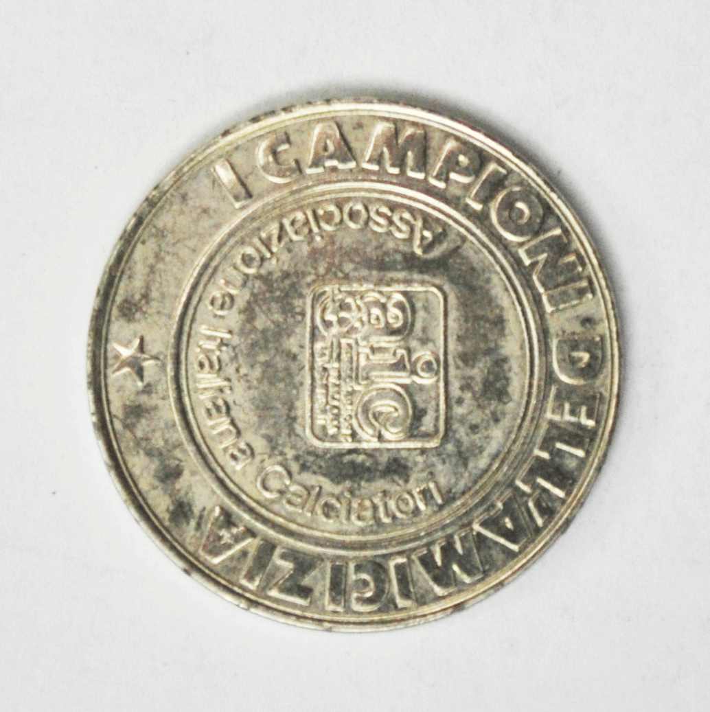 Riccardo Ferri Italian Soccer Token 28mm Champion Dell Amicizia Calciatori