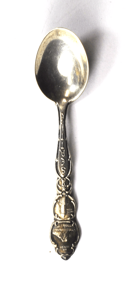 Antique Sterling Silver Seattle Washington Mt. Rainier Smith Building 4"