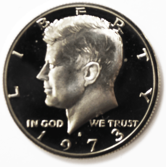 1973 S 50c Kennedy Half Dollar  Proof Clad Fifty Cents San Francisco