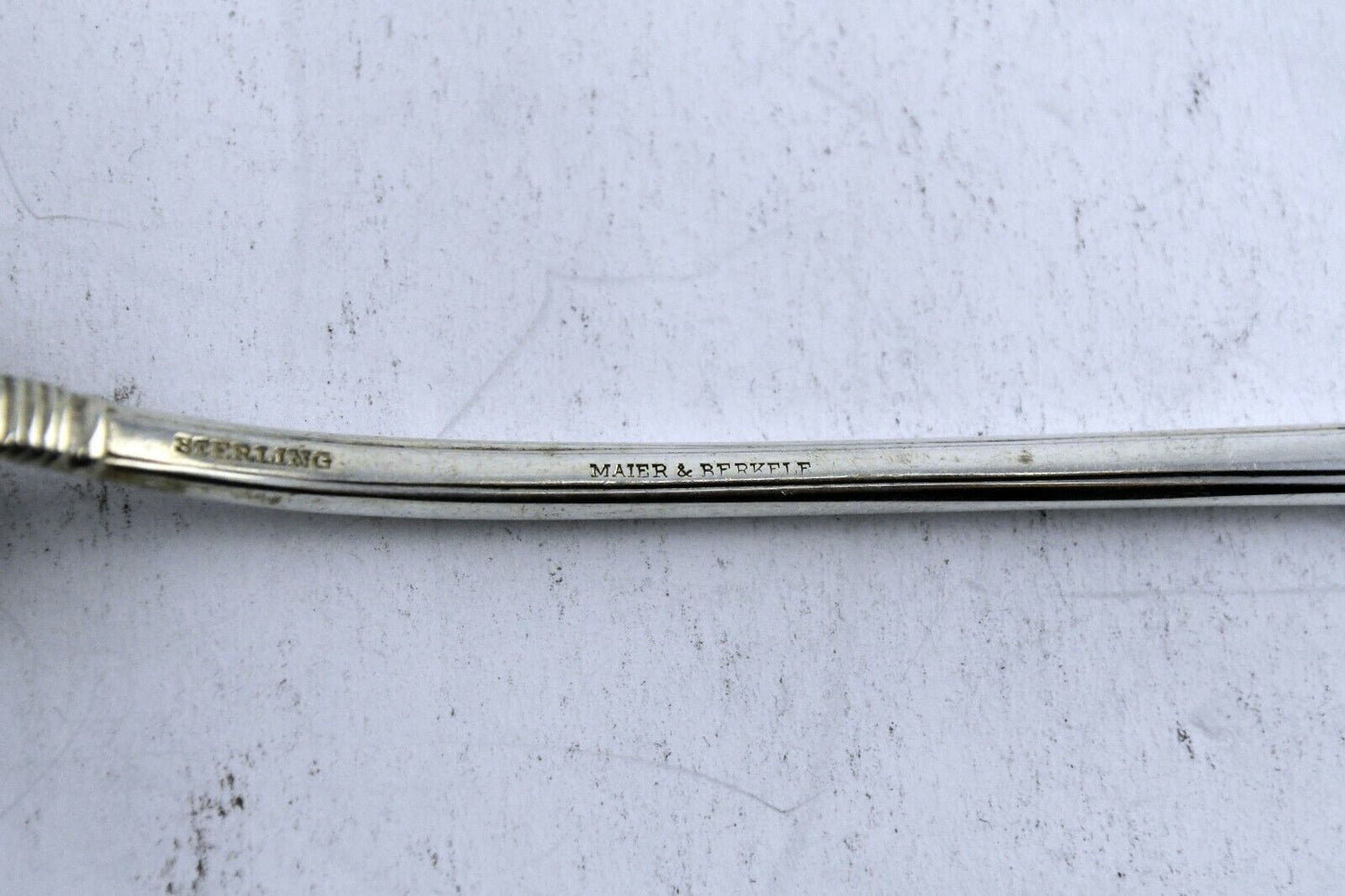 Marie Louise by Blackinton Towle Sterling 7 1/2" Long Handle Olive Spoon 1 oz.