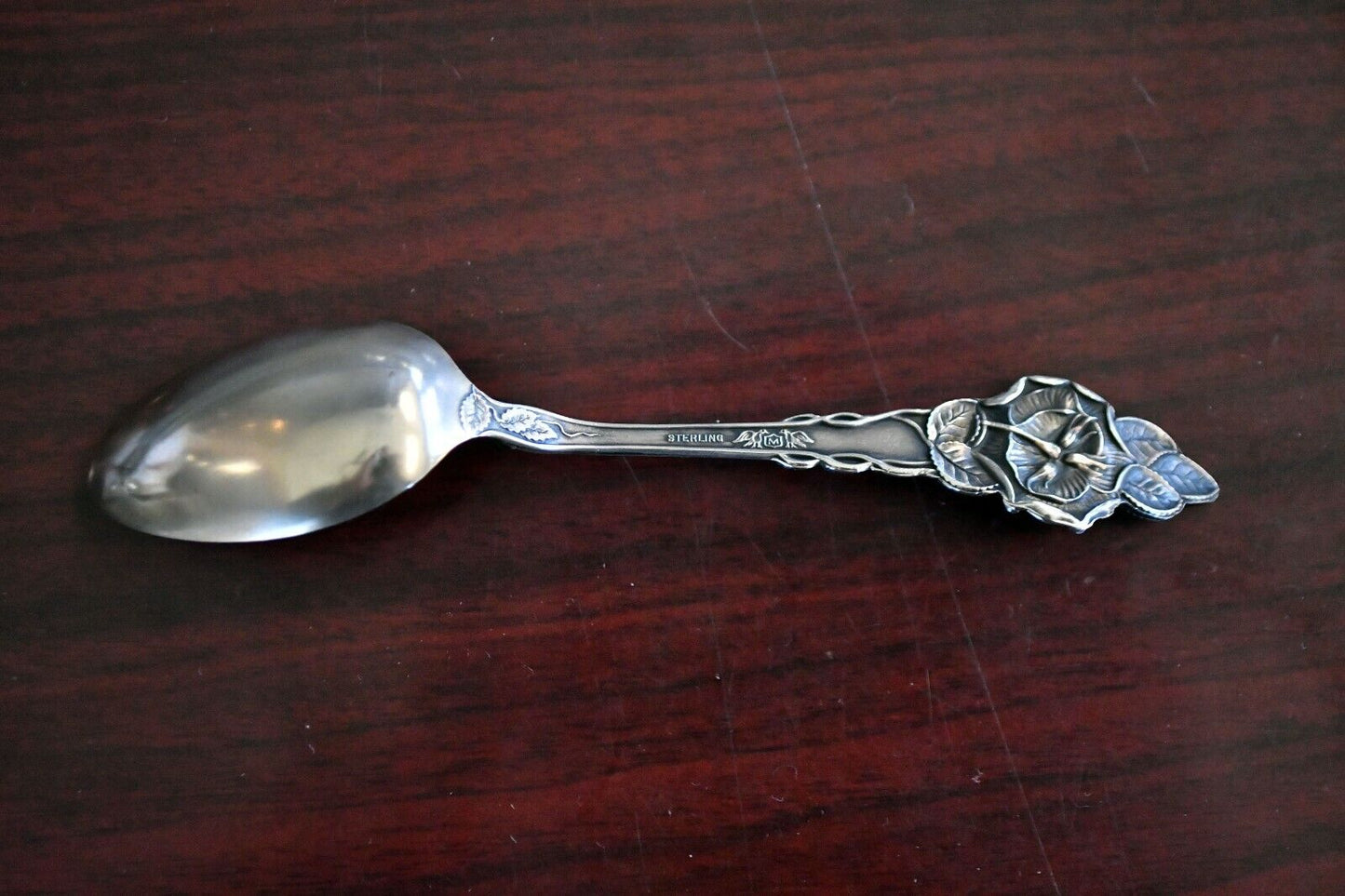 M.E. Church Algona Iowa Sterling 5" Souvenir Spoon by Baker Manchester .47 oz.