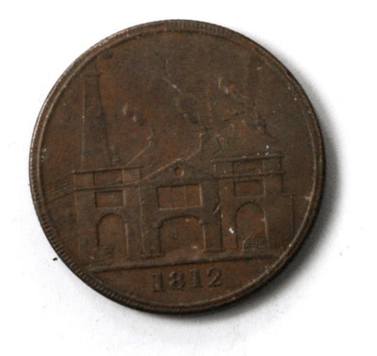 1812 Yorkshire Great Britain Hull Lead Works Token 33mm