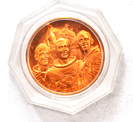 November 19-20 1969 Apollo 12 NASA Return to Moon Bronze Medal 38mm