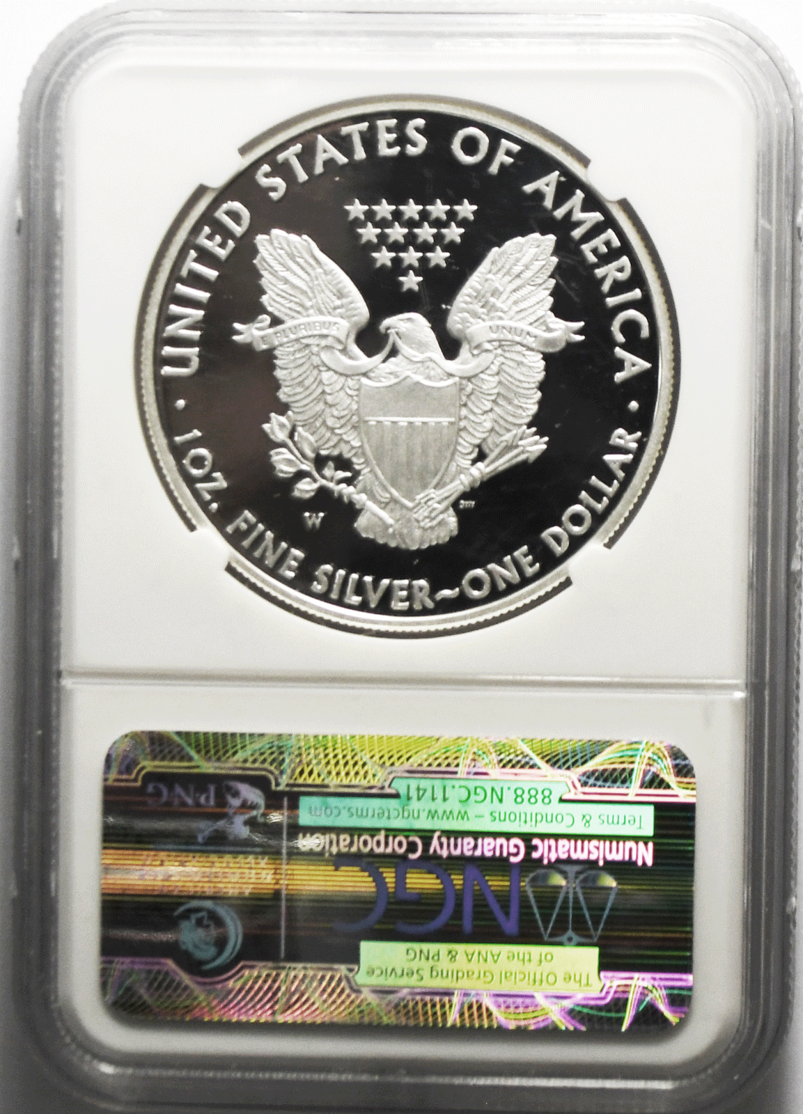 2010 $1 American Proof Silver Eagle 1oz Fine Coin NGC PF70 Ultra Cameo