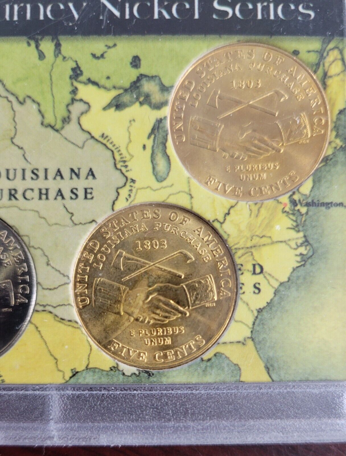 2004 P & D Westward Journey Nickel Set In Holder From Whitman