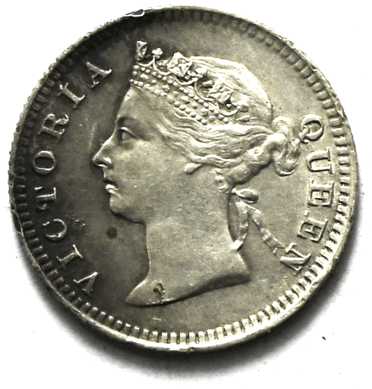 1901 Hong Kong One Cent Copper Coin KM# 4.3