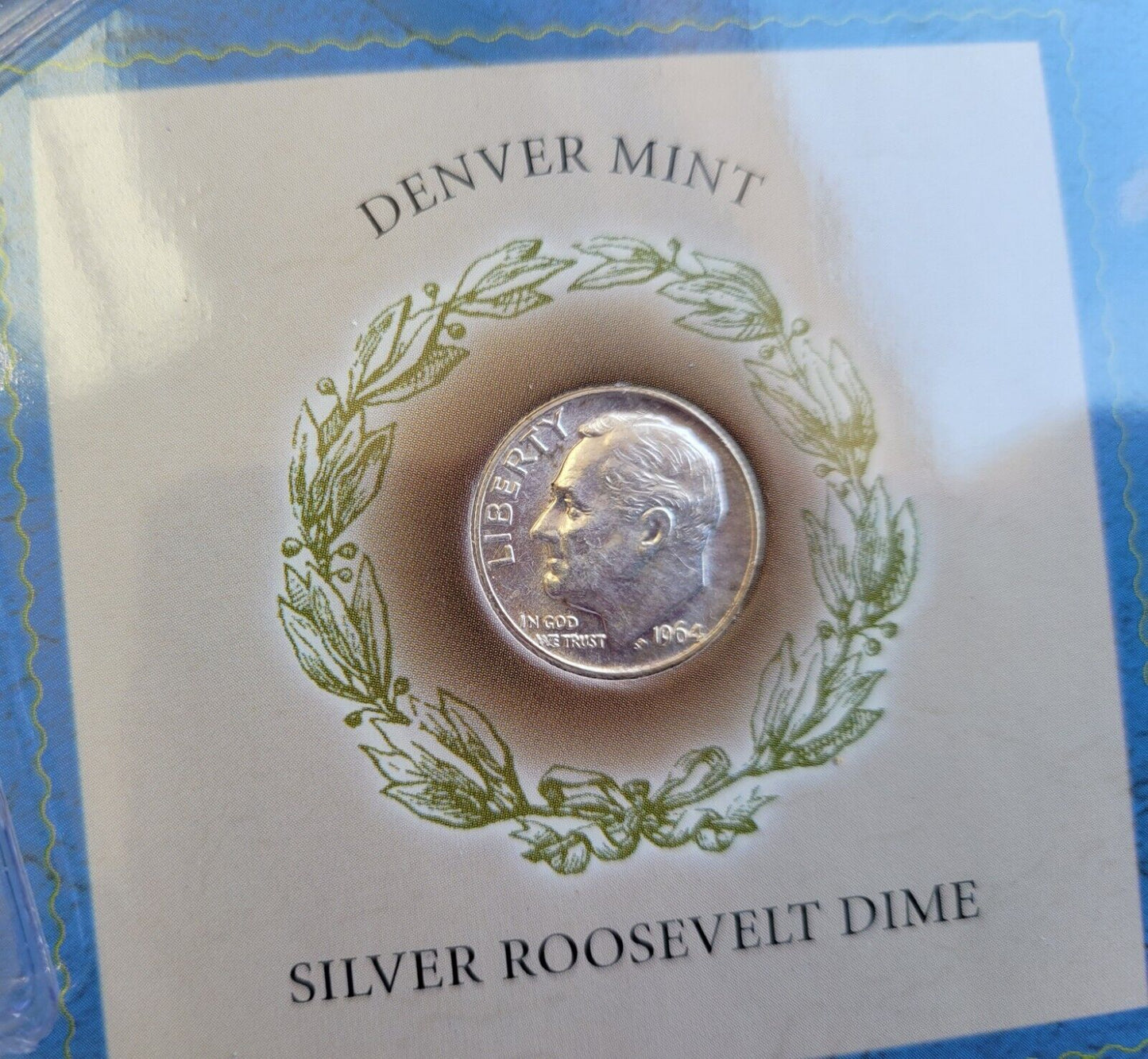 Rare Silver Roosevelt Dime 1957 Philadelphia,  1964 Denver,  1955 San Francisco