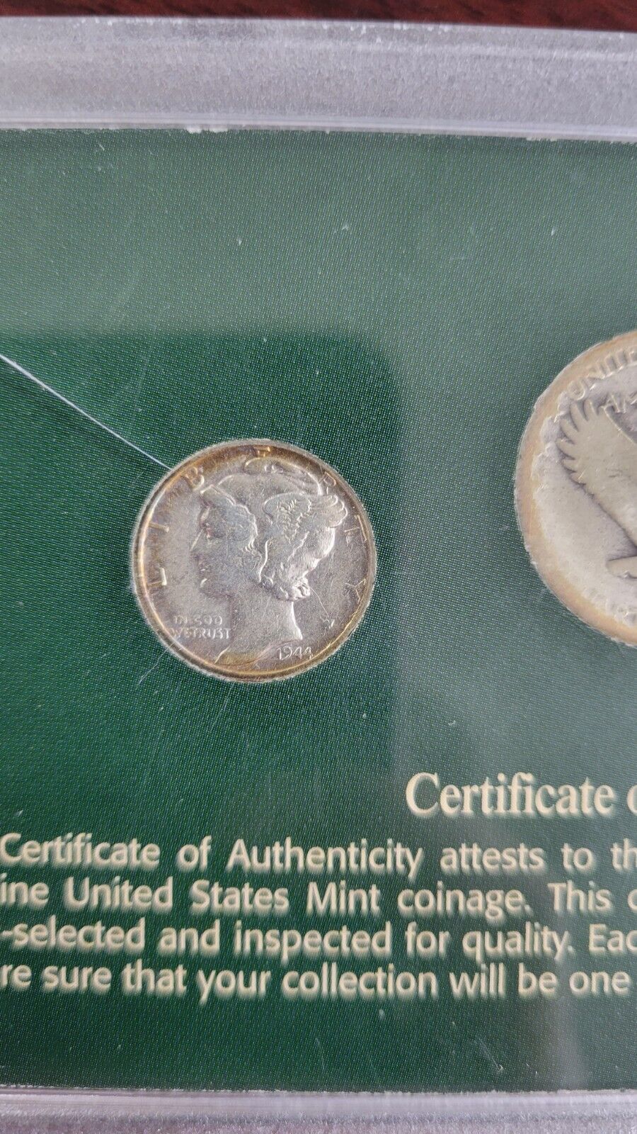 Liberty Coin Collection Mercury Dimes & Standing Liberty Quarter Encapsulated