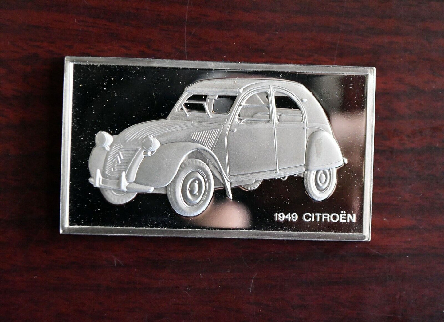 1949 Citroen Centennial Car Ingot Collection 1000 Grain Sterling Franklin Mint