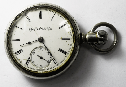 1889 Elgin Size 18 Grade 10 Pocket Watch LS Sidewinder Swingcase