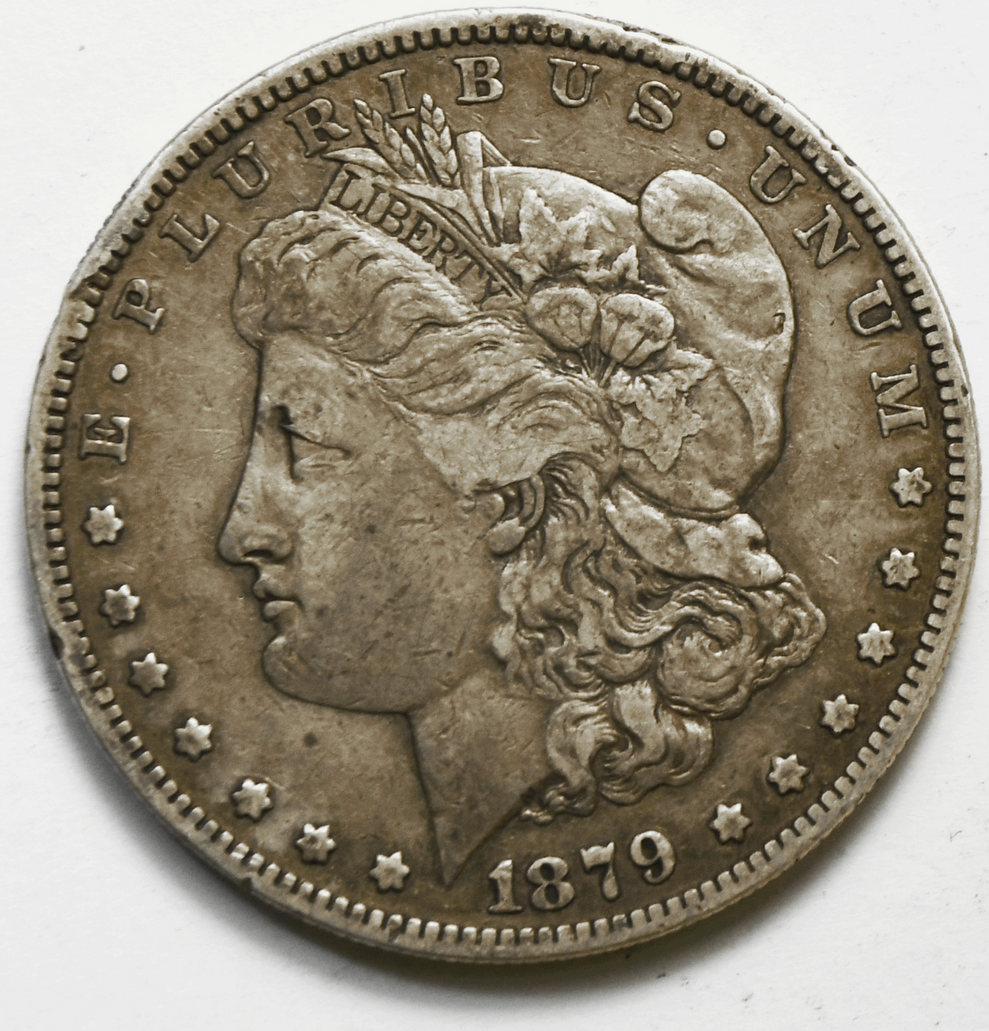 1879 S $1 Morgan Silver One Dollar US Coin San Francisco 78 Reverse VAM 51