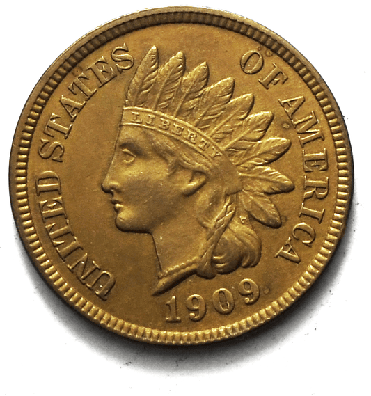 1909 1c Indian Head Penny One Cent Rare Philadelphia