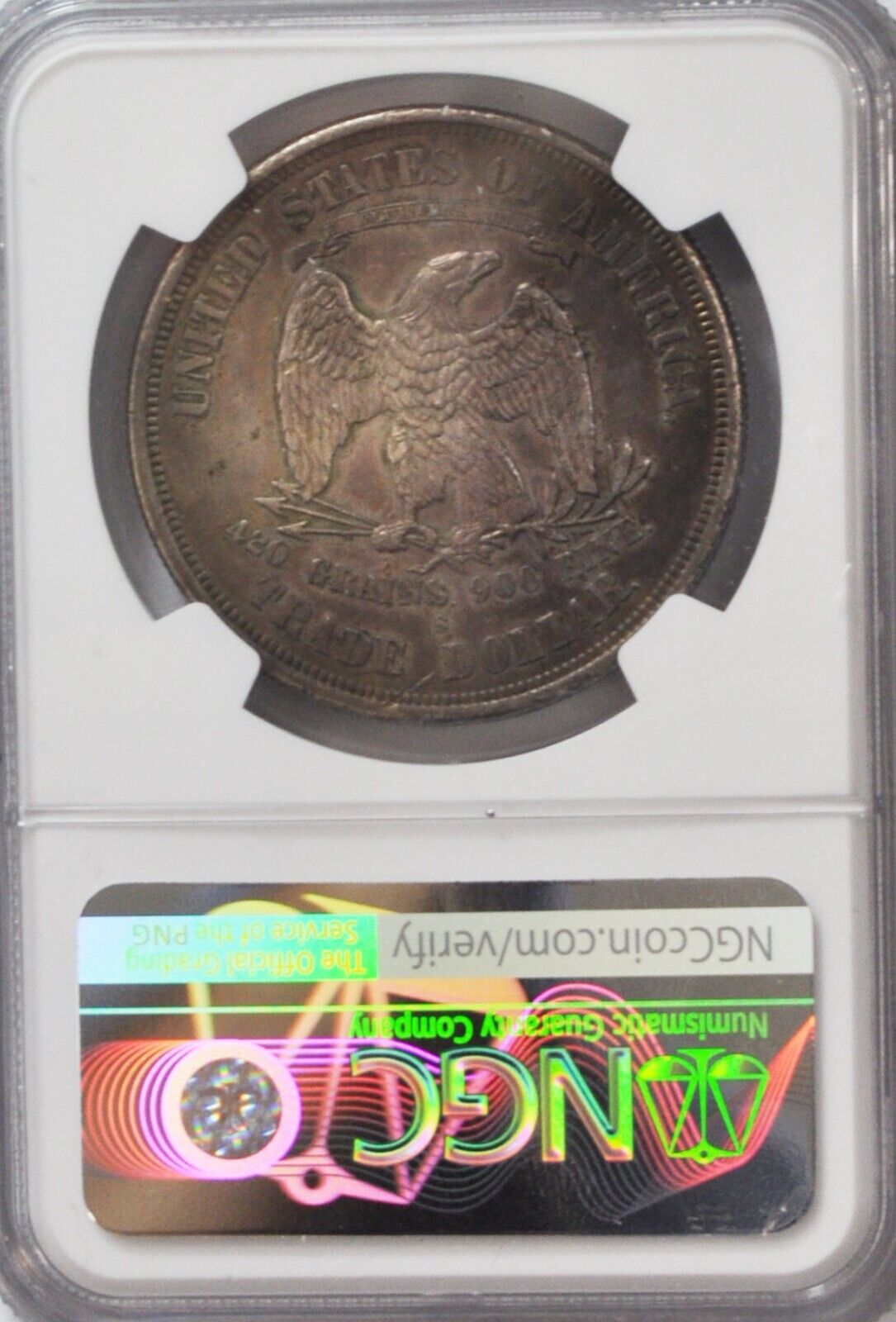 1876 S $1 US Trade One Dollar NGC AU Details  Type 1/1 San Francisco
