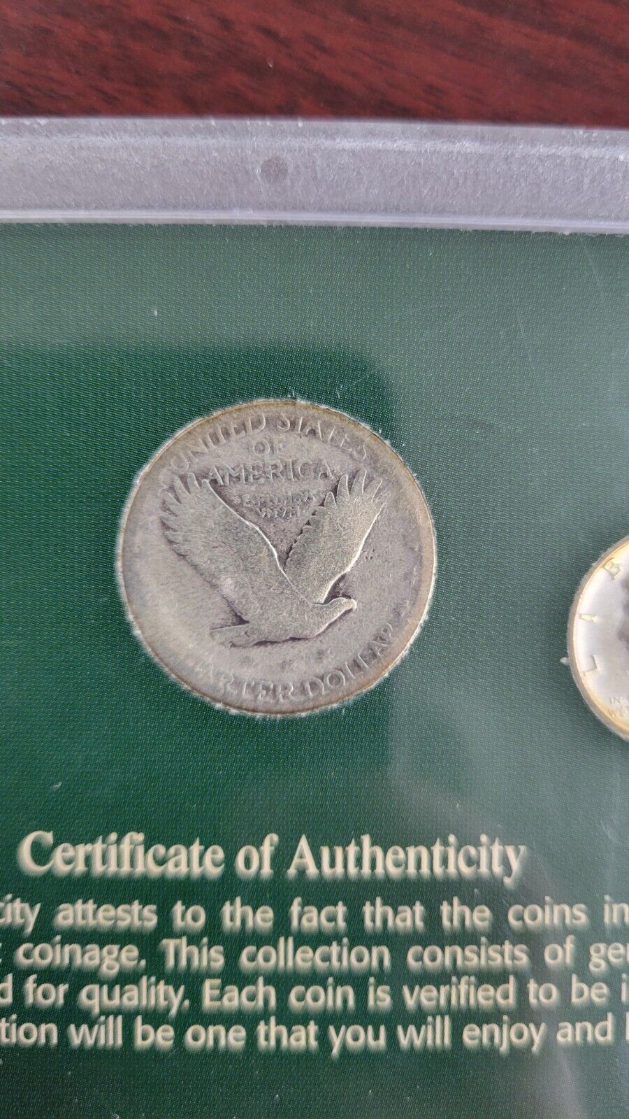 Liberty Coin Collection Mercury Dimes & Standing Liberty Quarter Encapsulated