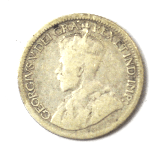 1929 Canada 10 Silver Ten Cents Dime KM# 23a