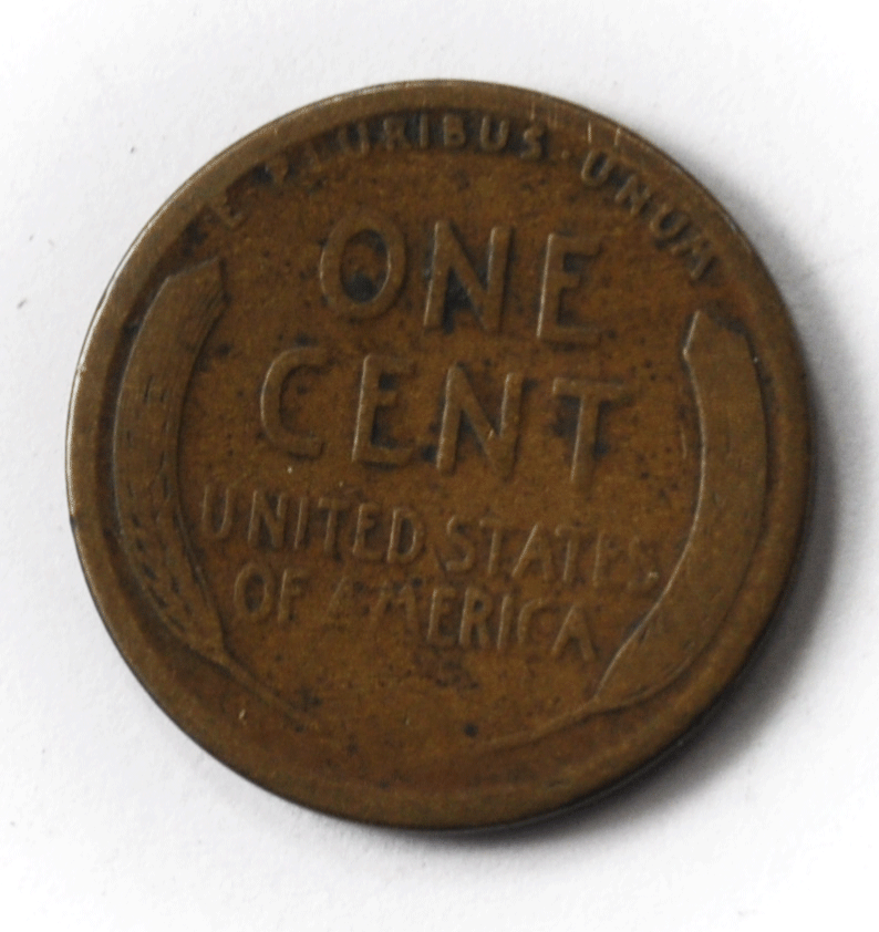 1929 D 1c Lincoln Wheat One Cent Penny Rainbow Toned AU-Unc