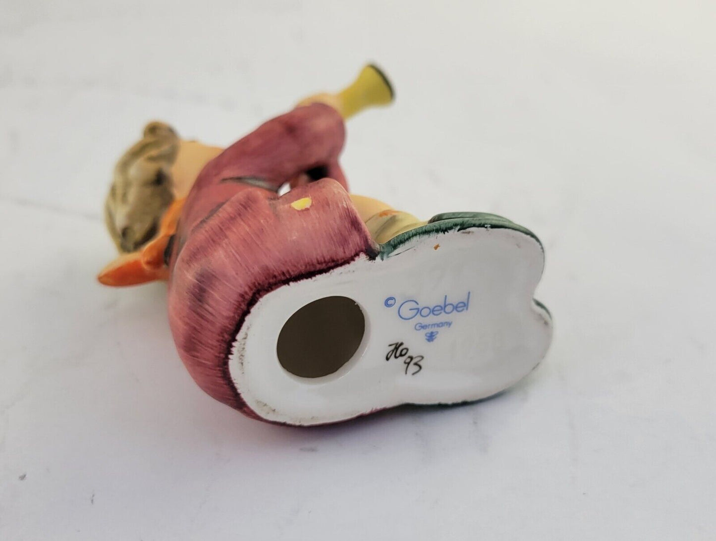 Hummel Goebel #391 Girl Playing Horn Trumpet Figurine 1968 Germany TMK 7