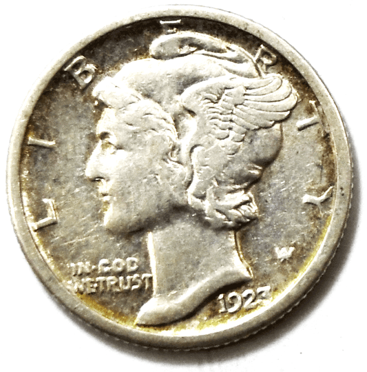 1923 S 10c Mercury Silver Dime Rare Ten Cents San Francisco