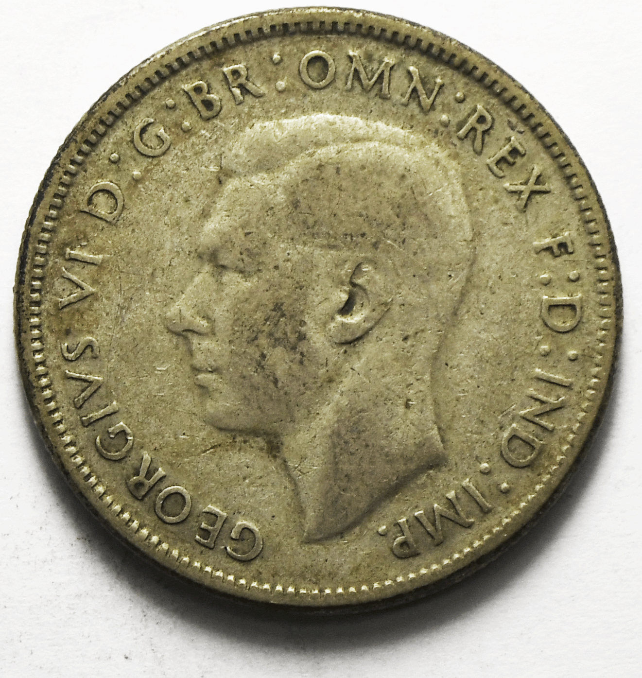 1946 Australia Florin Silver Coin KM# 40a