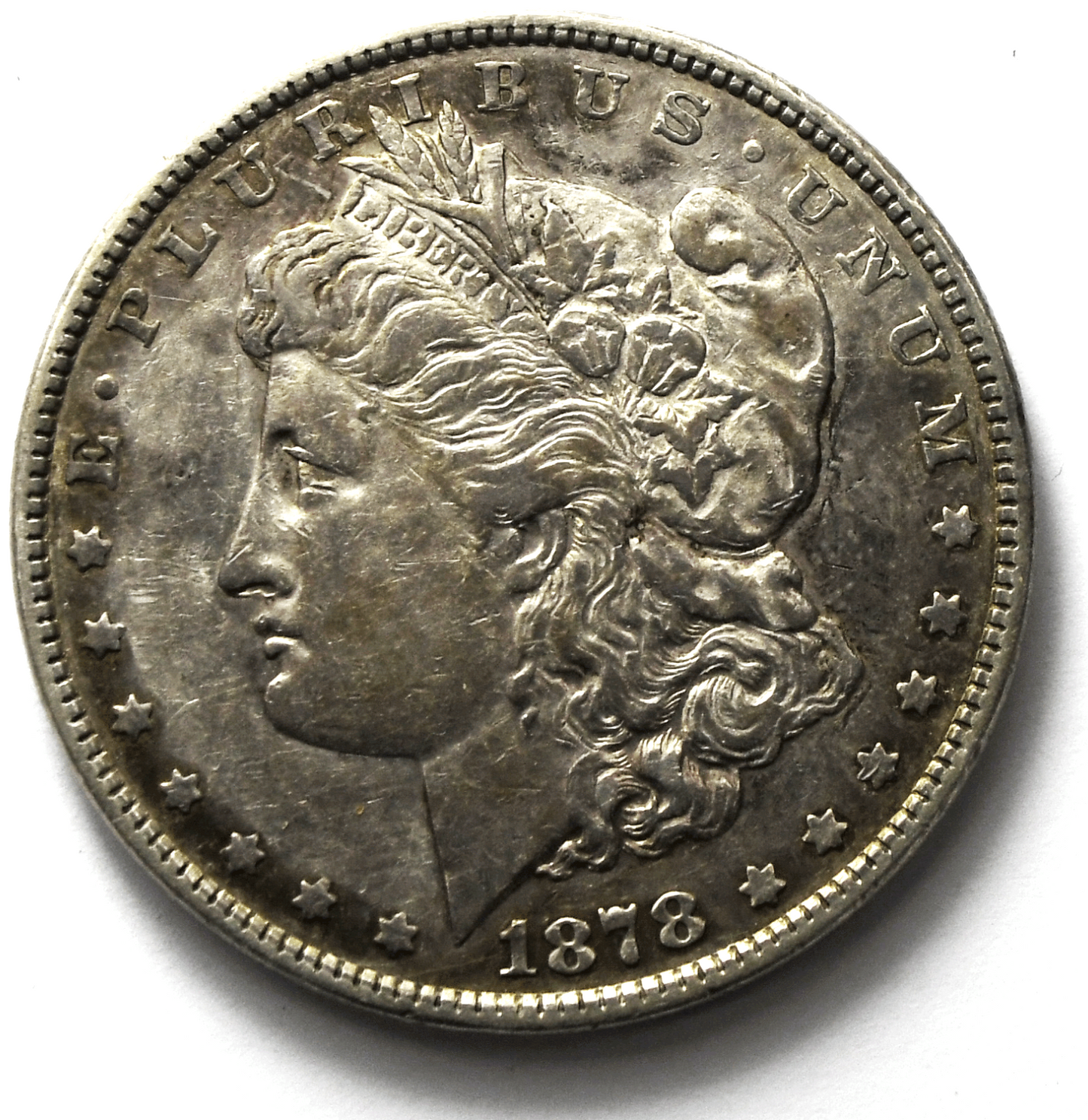 1878 $1 Morgan Silver One Dollar US Coin Philadelphia VAM 111