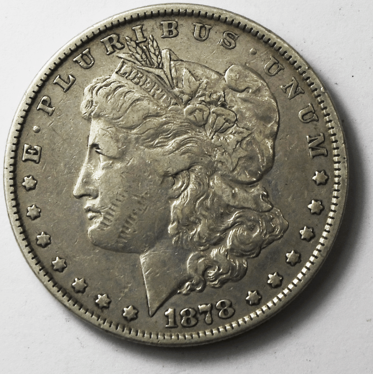1878 7/8TF $1 Morgan Silver One Dollar Philadelphia 7/4 VAM 33