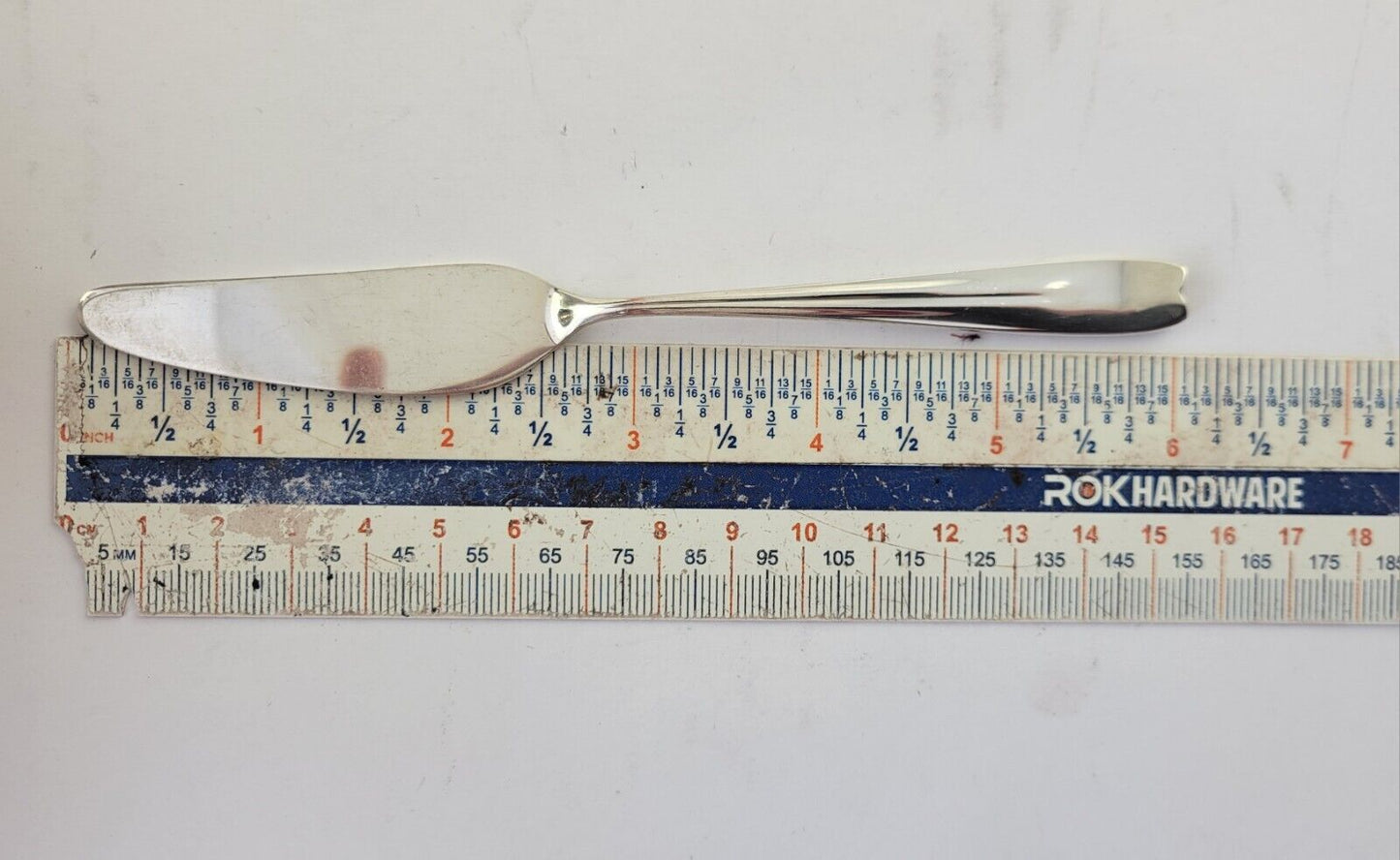 Cordis by Tiffany and Co. Sterling Silver 6" Butter Spreader Solid Handle .74oz.