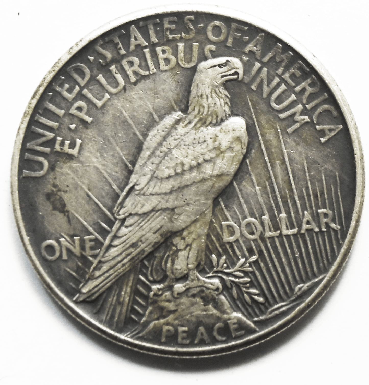 1921 $1 Peace Silver One Dollar US Philadelphia Rare Year