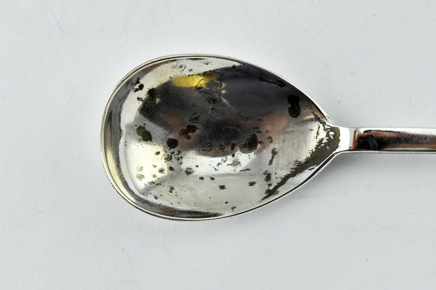 Thomas Bradbury & Sons Sheffield England Sterling Silver 4 3/8" Baby Spoon .53oz