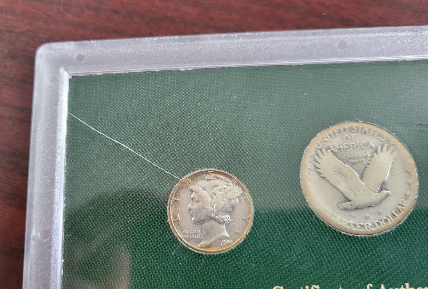 Liberty Coin Collection Mercury Dimes & Standing Liberty Quarter Encapsulated