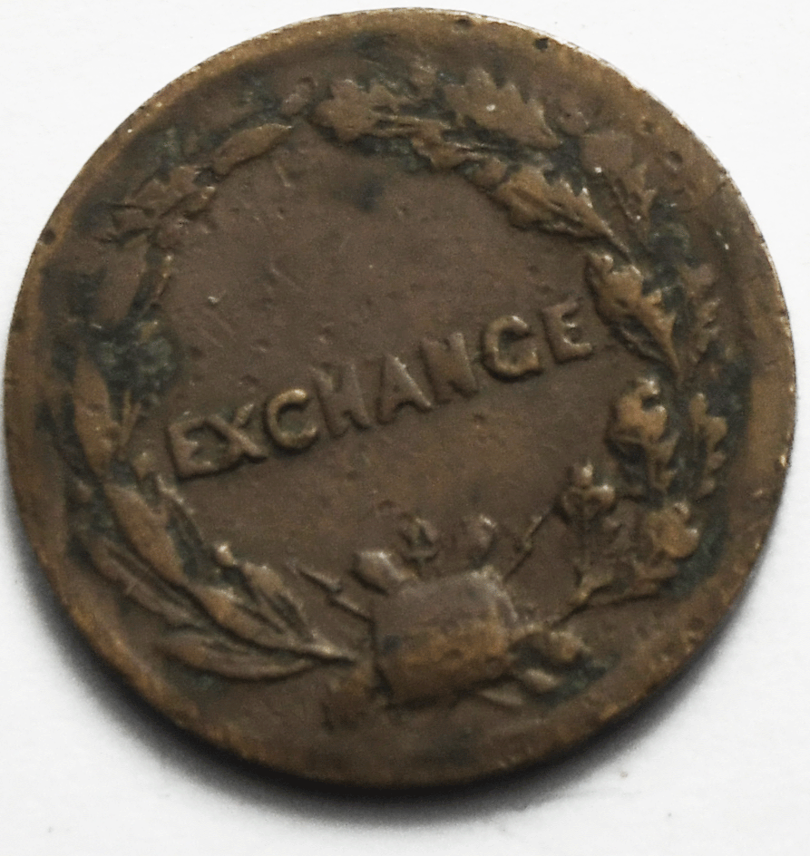 1863 George Washington Exchange Patriotic Civil War Token