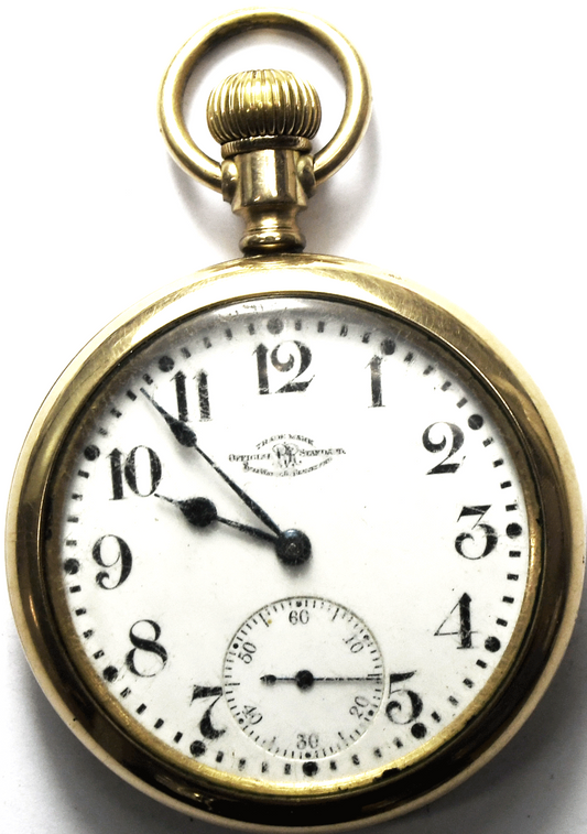 1911 Ball Waltham Official Standard Sz 16 OF 25yr GF Swing Railroad Class A 21j