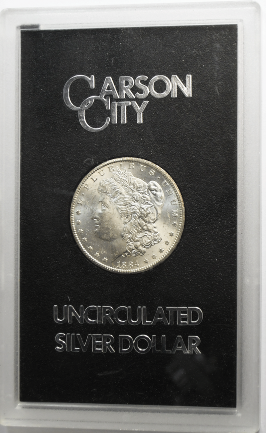 1884 CC $1 Morgan Silver One Dollar Carson City Uncirculated GSA No Box or Paper