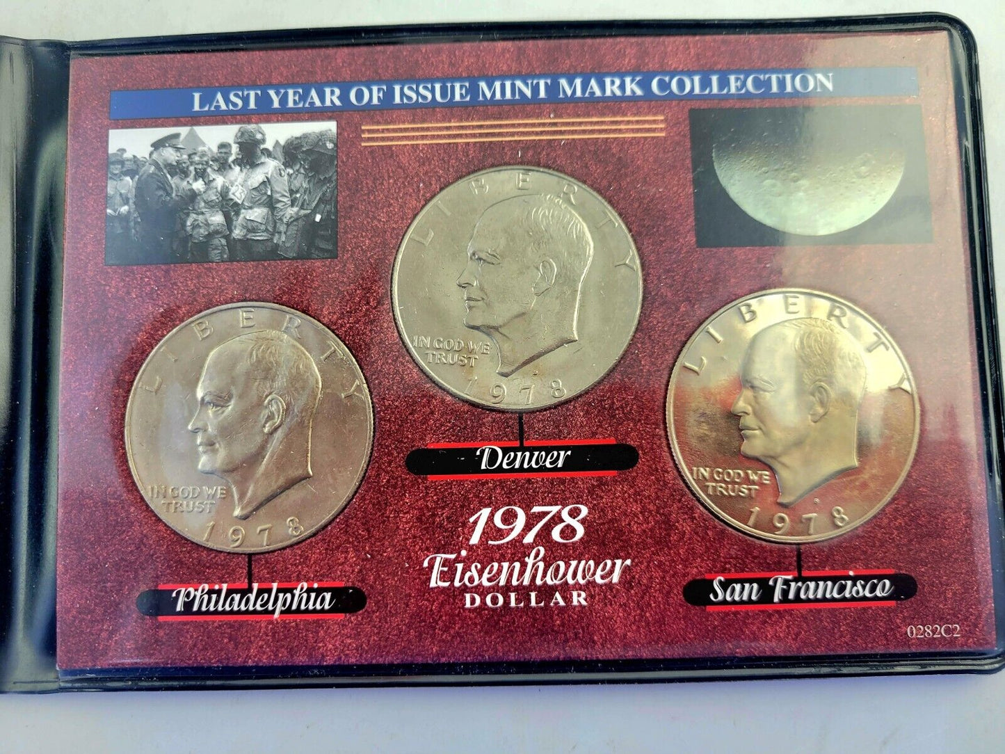 1978 Eisenhower P, D, S $1 Dollar Collection Last year of Issue