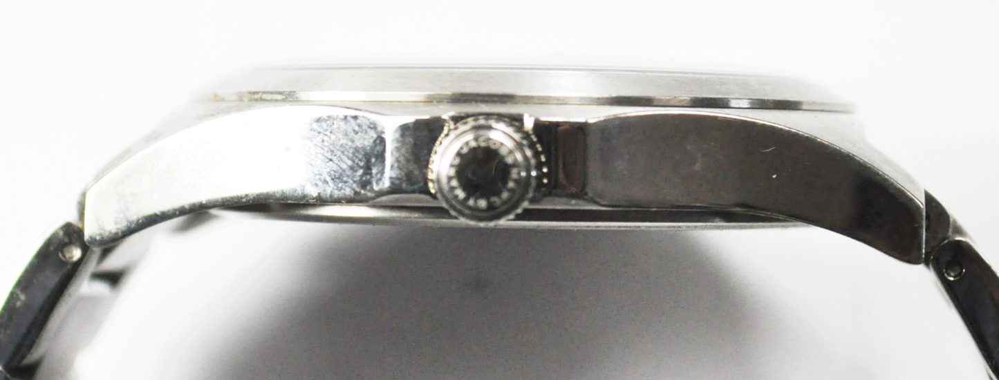Marc Jacobs Jimmy Watch Blue Dial MBM5043 Date 44mm Stainless Steel Wristwatch