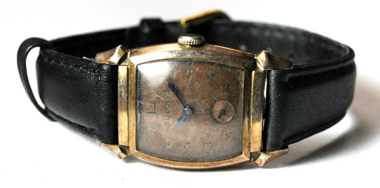 Vintage Bulova Sterling 10k Rose RGP Case 10BS Manual Wind Wristwatch 25mm
