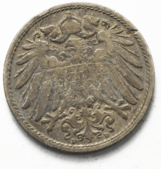1902 D Germany  Empire 10 Ten Pfennig KM# 12