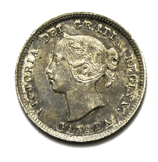 1892 Canada 5c Silver Five Cents KM# 2