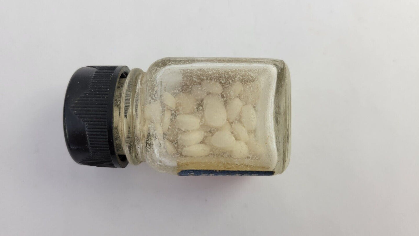 Lionel Postwar Original SP Smoke Pellets In Orange Label Bottle - Opened