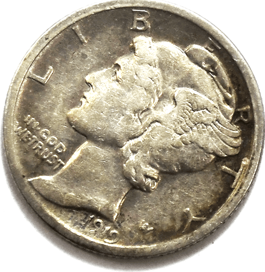 1919 S 10c Mercury Silver Dime Rare Ten Cents San Francisco