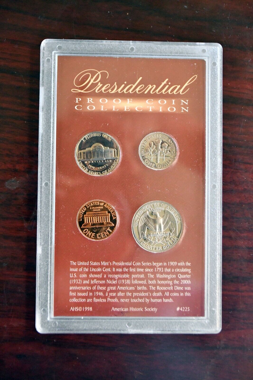Presidential Proof Coin Collection Penny, Nickel, Dime, Quarter 1964-1977