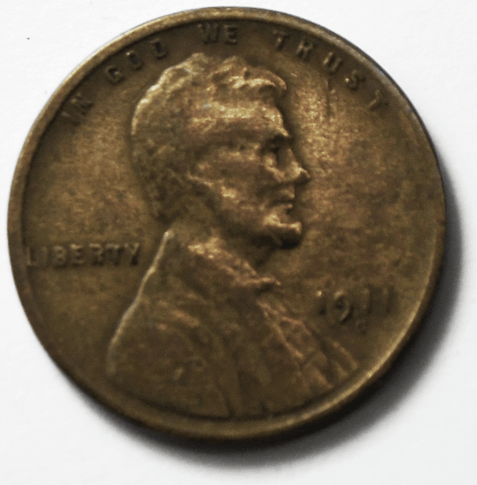 1911 S 1c Lincoln One Cent Wheat Cent San Francisco Rare