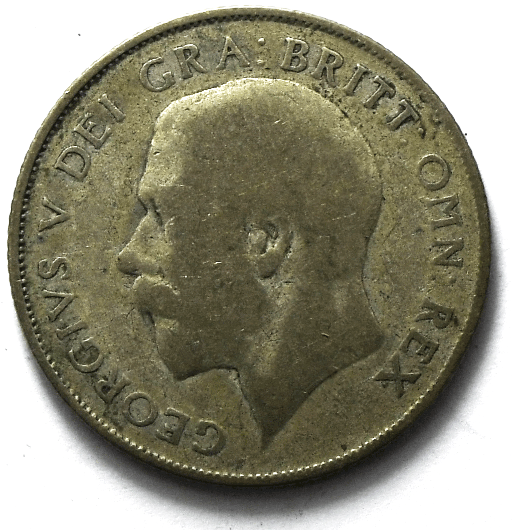 1923 Great Britain Silver One Shilling Coin KM# 816a